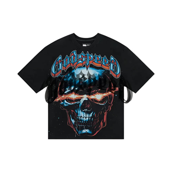 GODSPEED "GALAXSEE" TEE (BLACK WASH)