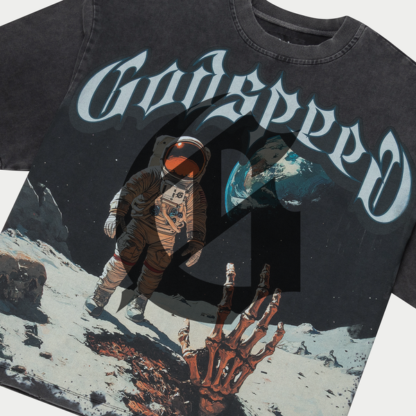 GODSPEED "FIRST CONTACT" TEE (GREY WASH)