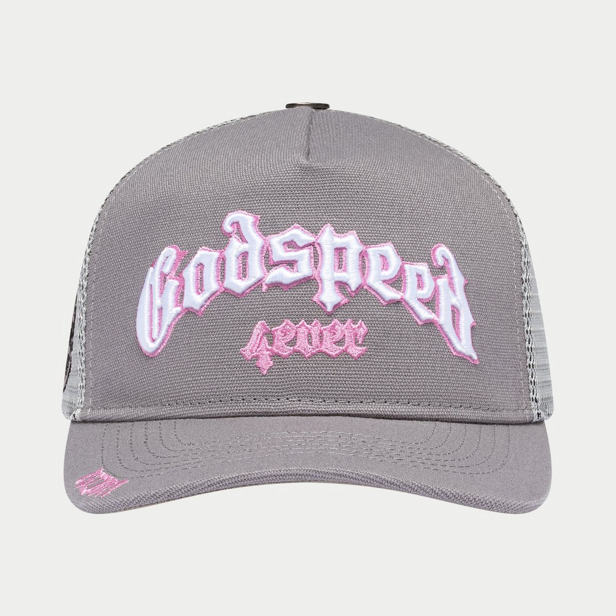 Godspeed Trucker Hat (Grey/Pink)