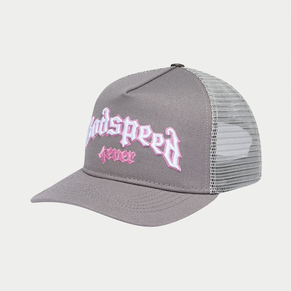 Godspeed Trucker Hat (Grey/Pink)