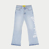 Godspeed Og Logo Flared Denim Printed (Blue Wash)