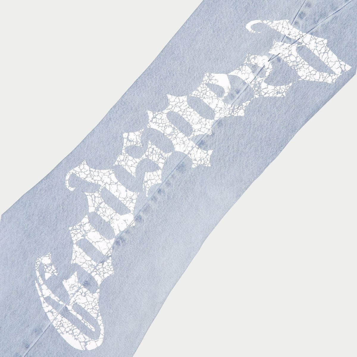 Godspeed Og Logo Flared Denim Printed (Blue Wash)