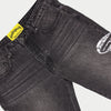 Godspeed Og Logo Flared Denim Printed (Black Wash)