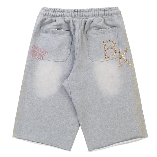 Boredom Kills 'Collegiate' Shorts (Grey)