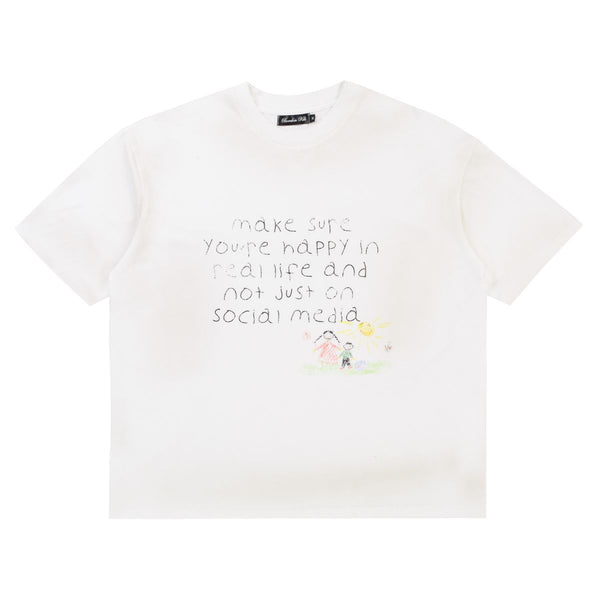 Boredom Kills 'Happy In Real Life' Tee
