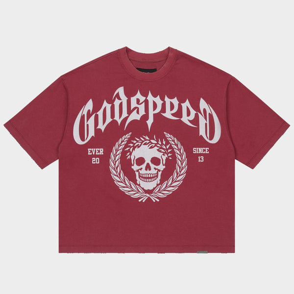 Godspeed 'Victor Crest' Tee (Red)