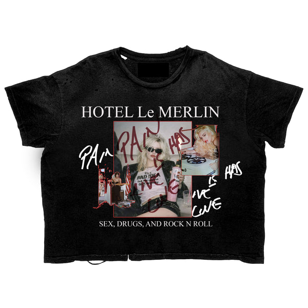 Merlin Hotel Le Merlin Tee (Black)