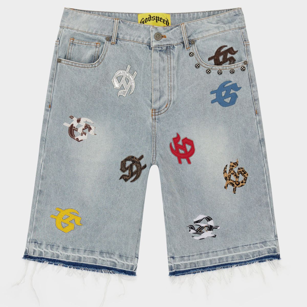 Godspeed 'Infinity' Denim Shorts (Multi Color)