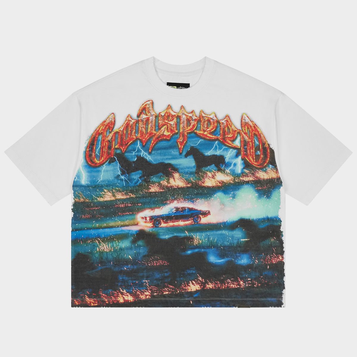 Godspeed 'Horsepower' Tee (White)
