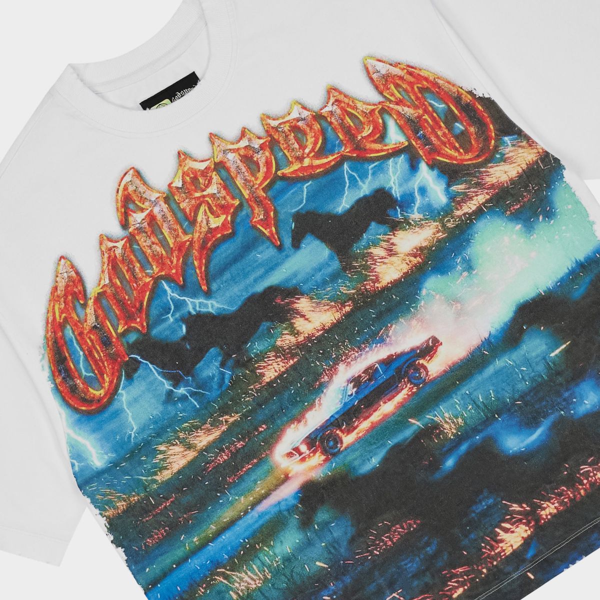 Godspeed 'Horsepower' Tee (White)