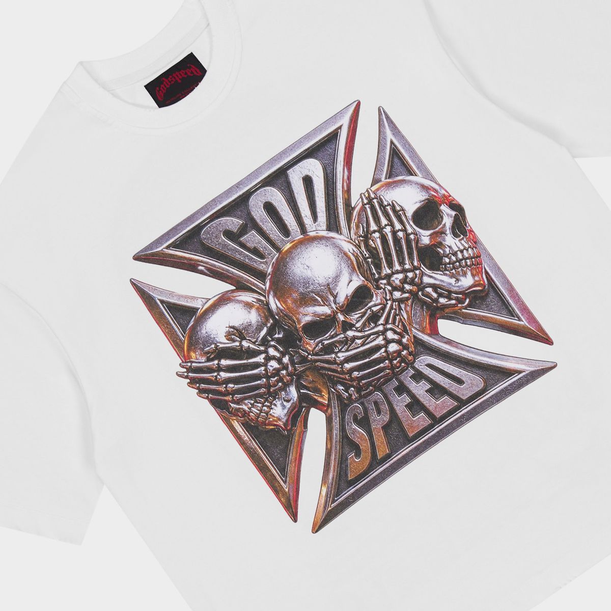 Godspeed 'Omerta' Tee (White)
