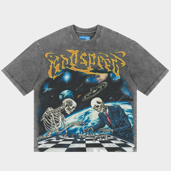 Godspeed 'Checkmate II' Tee (Grey Wash)