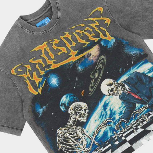 Godspeed 'Checkmate II' Tee (Grey Wash)