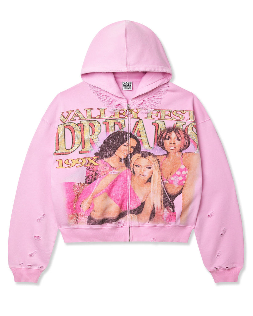 VALE FOREVER DREAM ZIP UP HOODIE (PINK)
