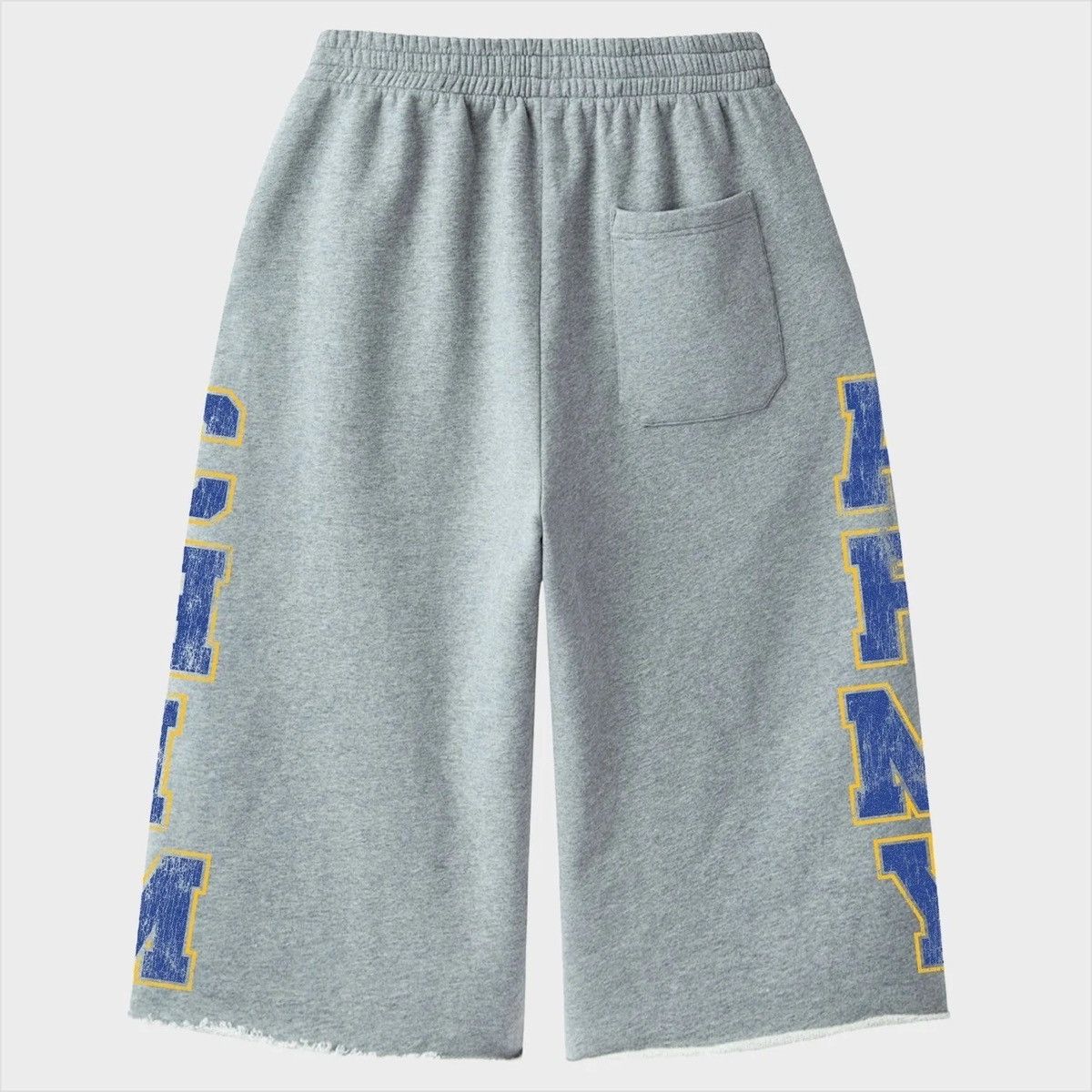 HMDD Grey Army 3/4 Sweat Shorts