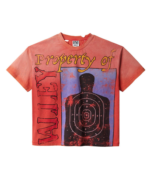 VALE FOREVER RED TARGET PRACTICE TEE