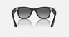 Ray-Ban | Meta Wayfarer Matte Black (Black/Polar Gradient Graphite)