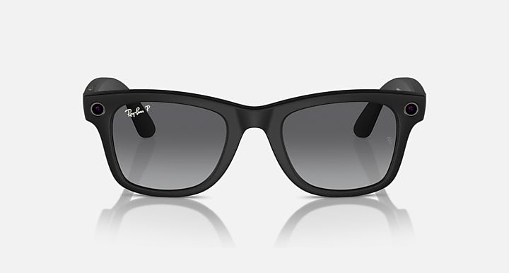 Ray-Ban | Meta Wayfarer Matte Black (Black/Polar Gradient Graphite)