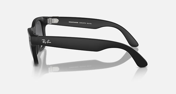 Ray-Ban | Meta Wayfarer Matte Black (Black/Polar Gradient Graphite)