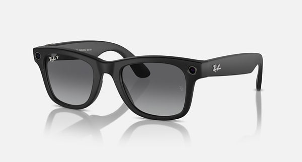 Ray-Ban | Meta Wayfarer Matte Black (Black/Polar Gradient Graphite)