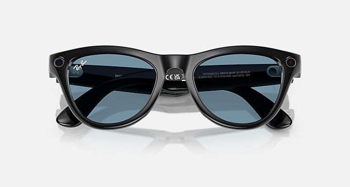 Ray-Ban | Meta Skyler Glossy Black - Clear/Sapphire Transition
