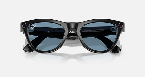 Ray-Ban | Meta Skyler Glossy Black - Clear/Sapphire Transition