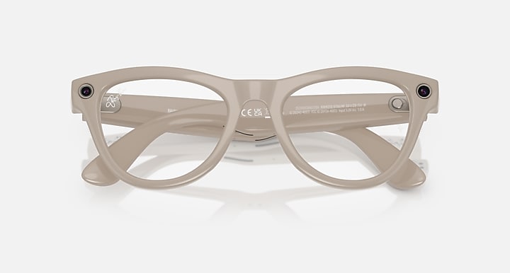 Ray-Ban | Meta Skyler Shiny Chalky Grey (Clear/Sapphire Transition)