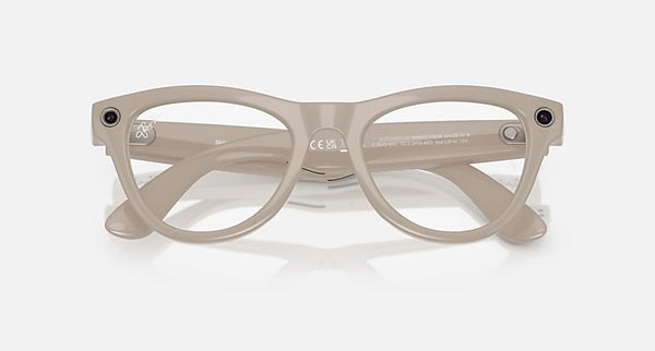 Ray-Ban | Meta Skyler Shiny Chalky Grey (Clear/Sapphire Transition)