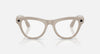 Ray-Ban | Meta Skyler Shiny Chalky Grey (Clear/Sapphire Transition)