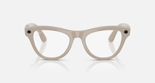 Ray-Ban | Meta Skyler Shiny Chalky Grey (Clear/Sapphire Transition)