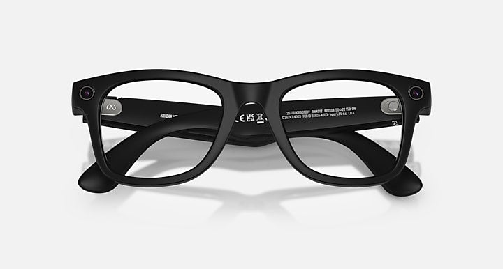 Ray-Ban | Meta Wayfarer Glossy Black (Clear)