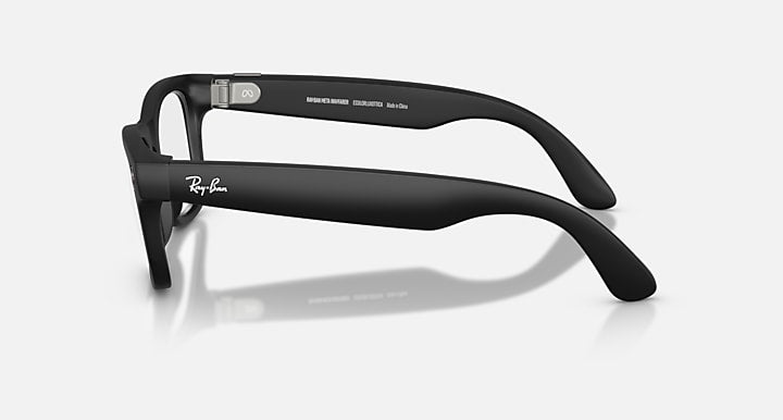 Ray-Ban | Meta Wayfarer Glossy Black (Clear)