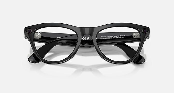 Ray-Ban | Meta Skyler Glossy Black - Clear/Sapphire Transition