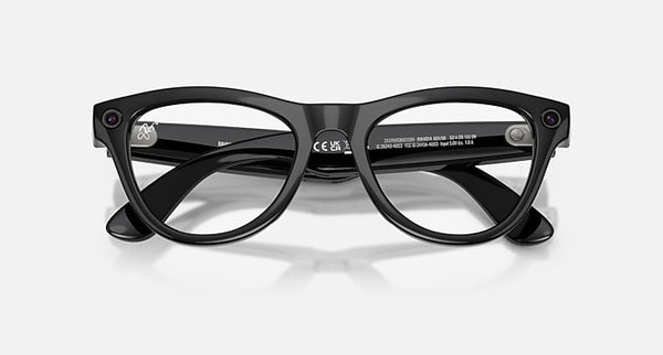 Ray-Ban | Meta Skyler Glossy Black - Clear/Sapphire Transition
