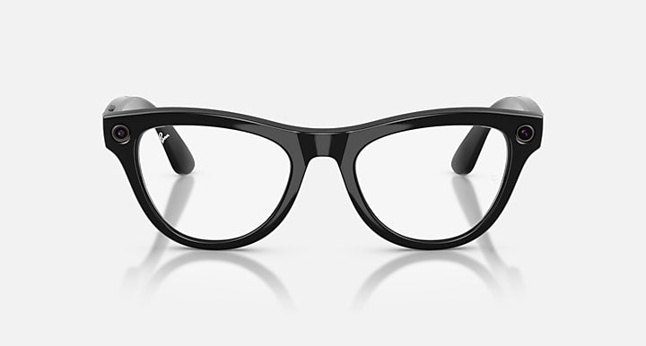Ray-Ban | Meta Skyler Glossy Black - Clear/Sapphire Transition