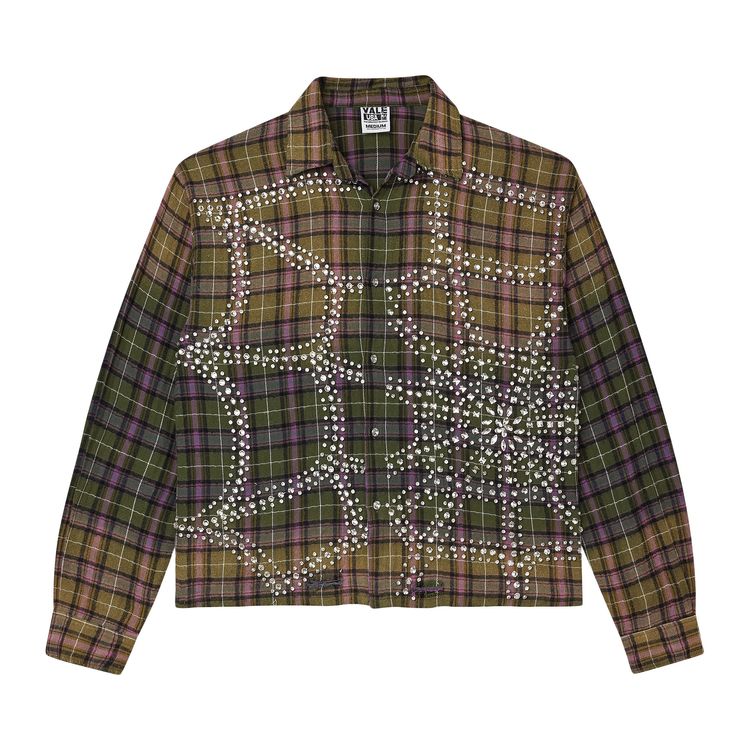 Vale Forever Green Fever Flannel (Green/Purple)