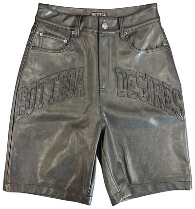 Bottega Desires Leather Shorts