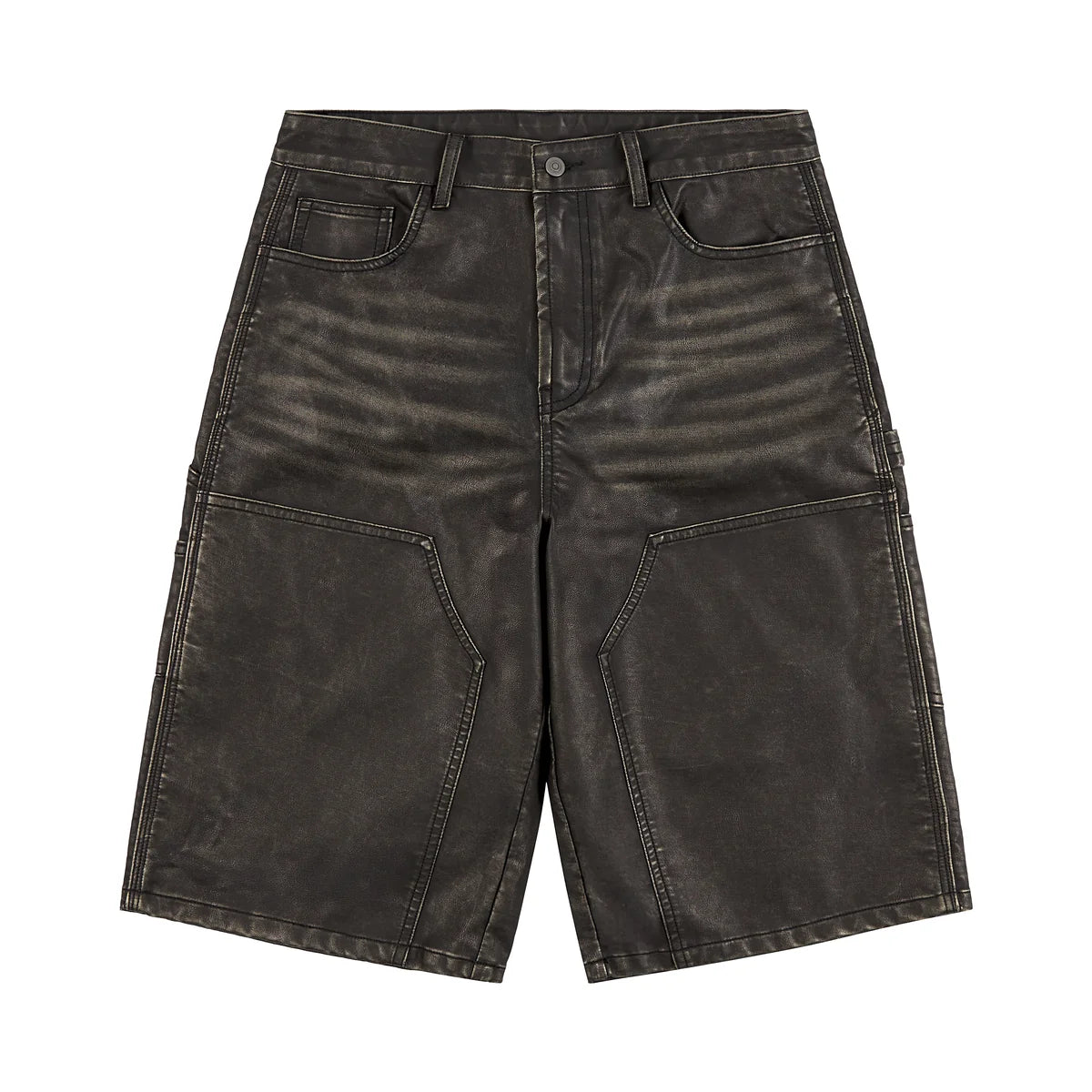 Boredom Kills Leather Shorts