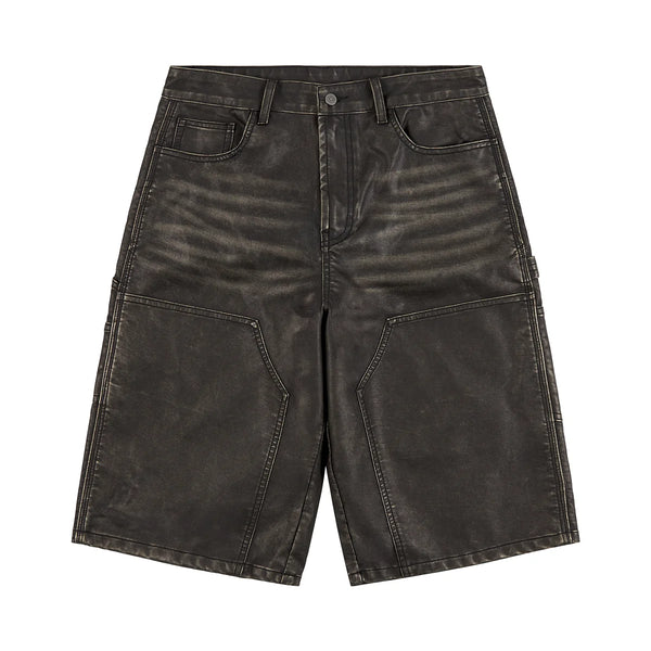 Boredom Kills Leather Shorts