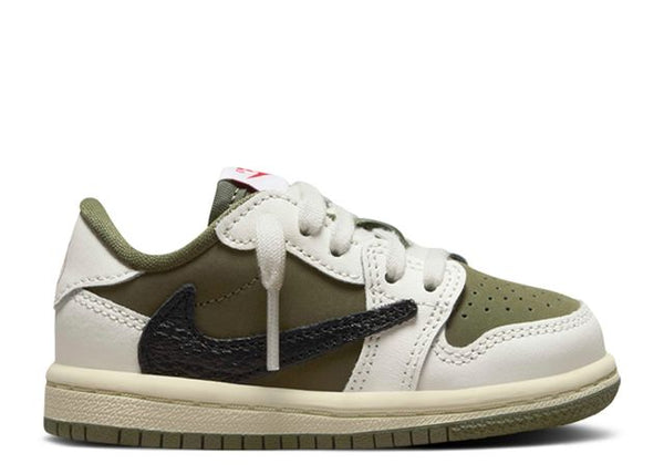 Travis Scott x Jordan 1 Retro Low - Medium Olive’ (Toddler/Preschool)