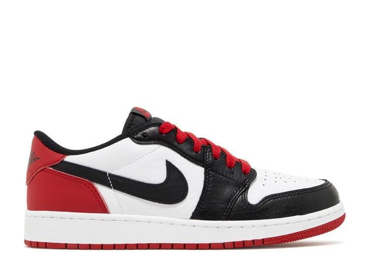 Jordan 1 Low 'Black Toe' (Gradeschool)