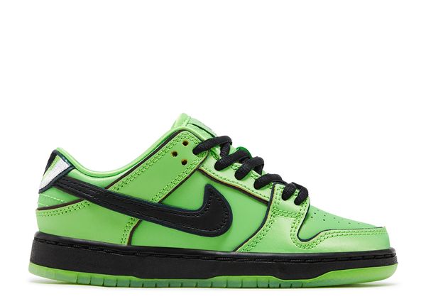 Nike SB Dunk Low Retro 'Powerpuff Girls - Buttercup' (Toddler/Preschool)