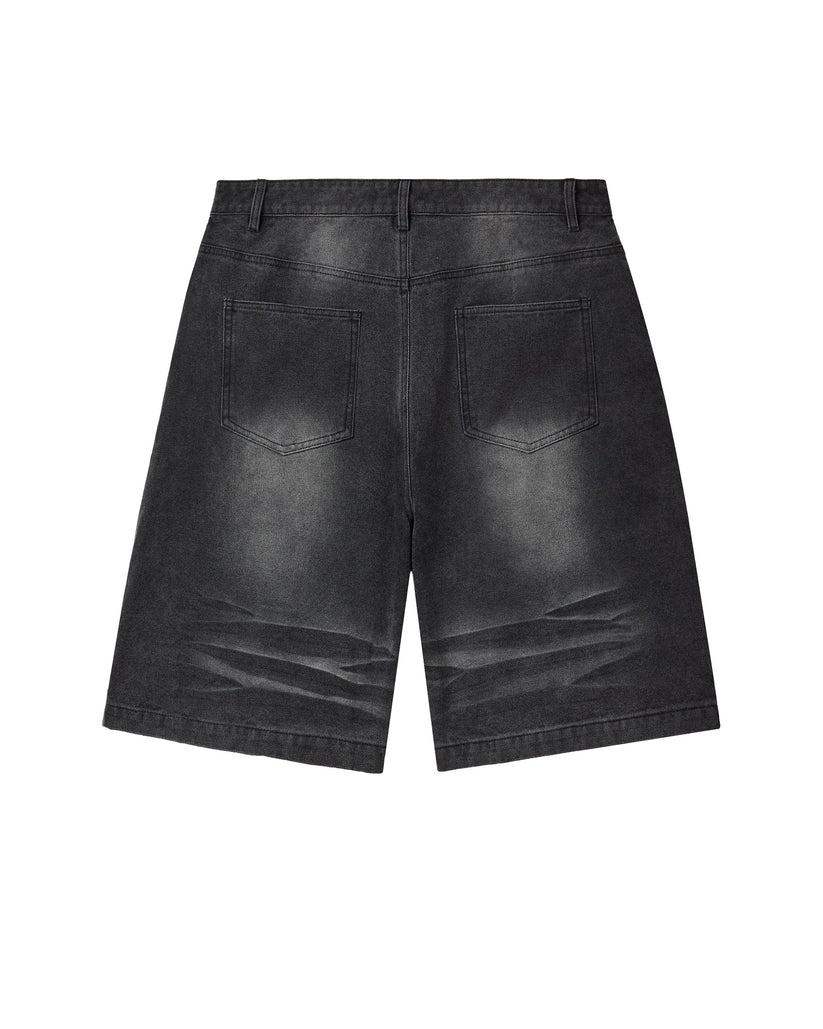 VALE FOREVER BLACK 1980S JORTS (BLACK WASH)