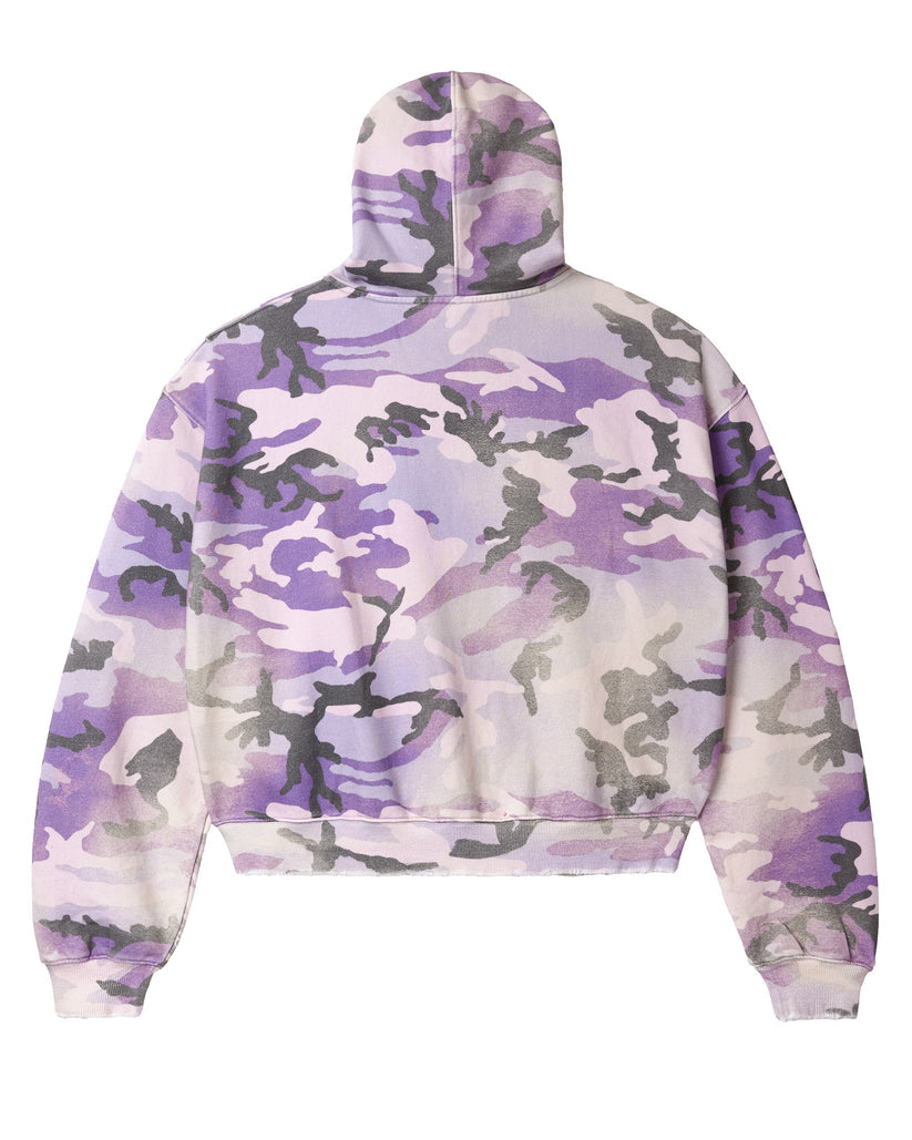 VALE FOREVER PURPLE CAMO ZIP UP
