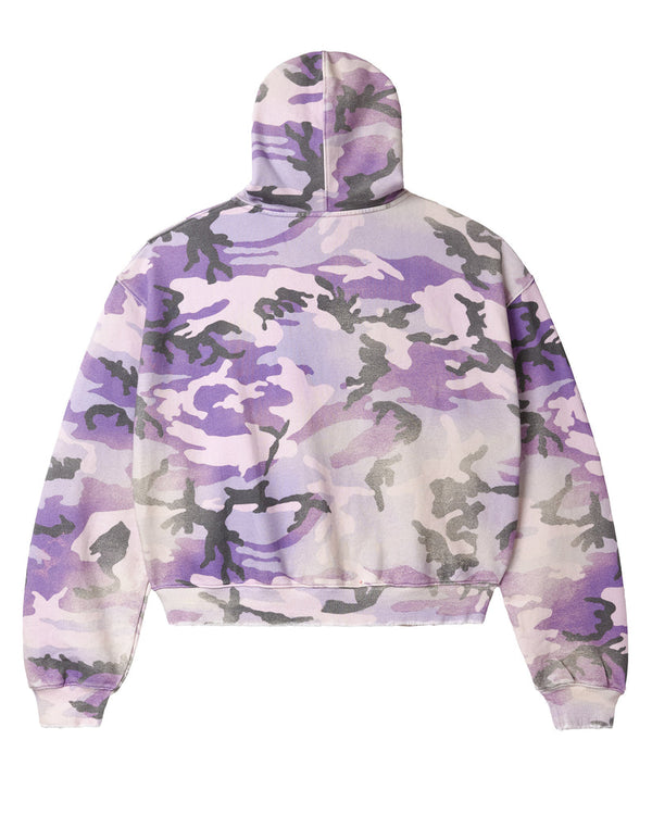 VALE FOREVER PURPLE CAMO ZIP UP