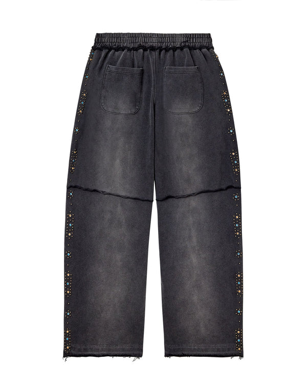 VALE FOREVER SKITTLE SWEATPANTS (BLACK WASH)