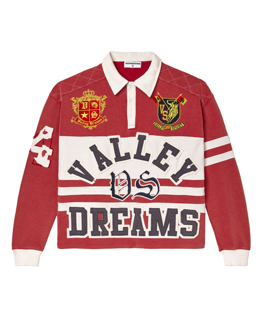 VALE FOREVER DREAM RUGBY LONGSLEEVE (RED)