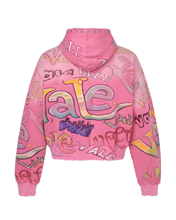 Vale Forever Bubblegum Zip Up Hoodie (Pink)