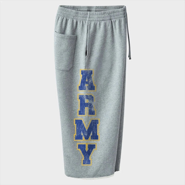 HMDD Grey Army 3/4 Sweat Shorts