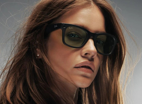 Ray-Ban | Meta Wayfarer Glossy Black (Black/G15 Green)